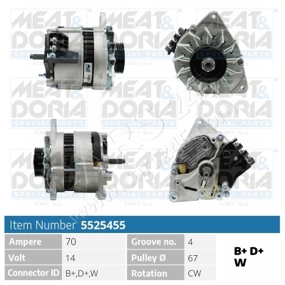 Generator MEAT & DORIA 5525455