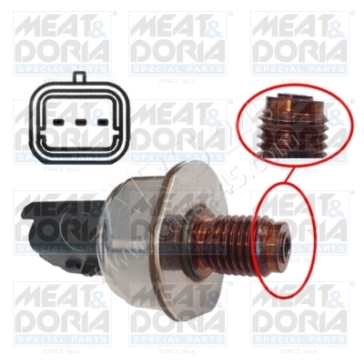Sensor, Kraftstoffdruck MEAT & DORIA 9224