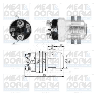 Magnetschalter, Starter MEAT & DORIA 46321