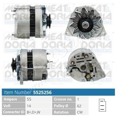 Generator MEAT & DORIA 5525256