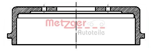 Bremstrommel METZGER BT 2111