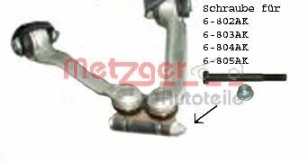 Montagesatz, Lenker METZGER 55002118 2