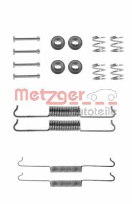 Zubehörsatz, Bremsbacken METZGER 105-0521