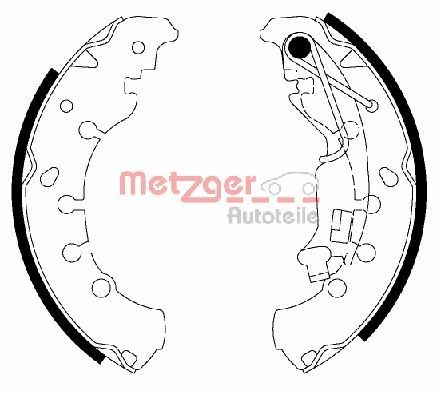 Bremsbackensatz METZGER MG 200