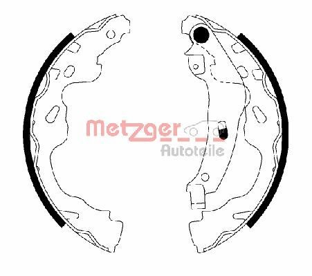 Bremsbackensatz METZGER MG 209