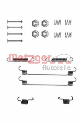 Zubehörsatz, Bremsbacken METZGER 105-0657