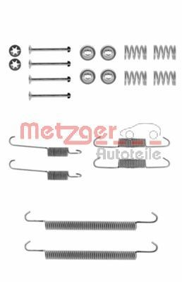 Zubehörsatz, Bremsbacken METZGER 105-0707
