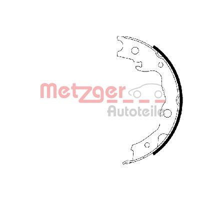 Bremsbackensatz, Feststellbremse METZGER MG 223