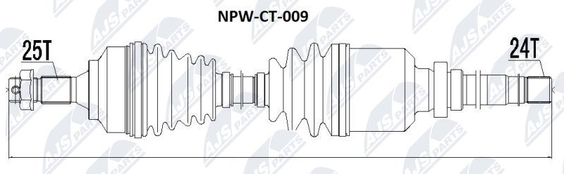 Antriebswelle NTY NPW-CT-009