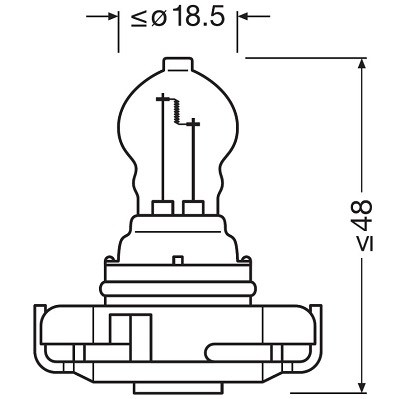 Glühlampe, Brems-/Schlusslicht OSRAM 5202 2
