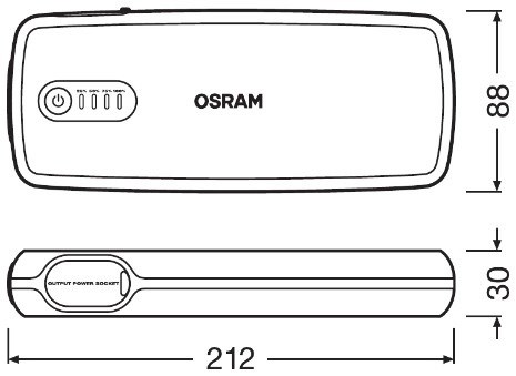 Batteriestarter OSRAM OBSL400 3