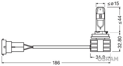 Glühlampe, Abbiegescheinwerfer OSRAM 67211CW 3