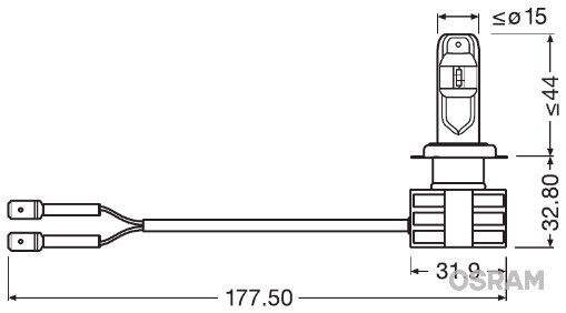 Glühlampe, Abbiegescheinwerfer OSRAM 67210CW 3