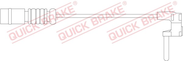 Warnkontakt, Bremsbelagverschleiß QUICK BRAKE WS0212A