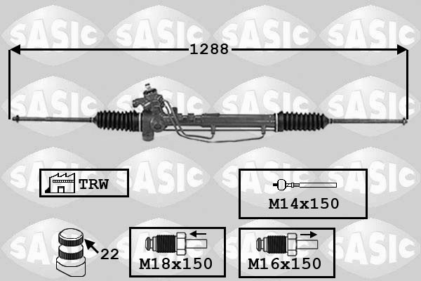 Lenkgetriebe SASIC 7006138