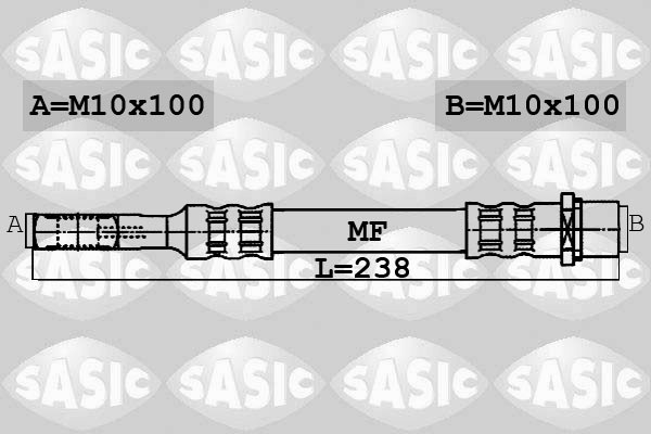 Bremsschlauch SASIC 6606202