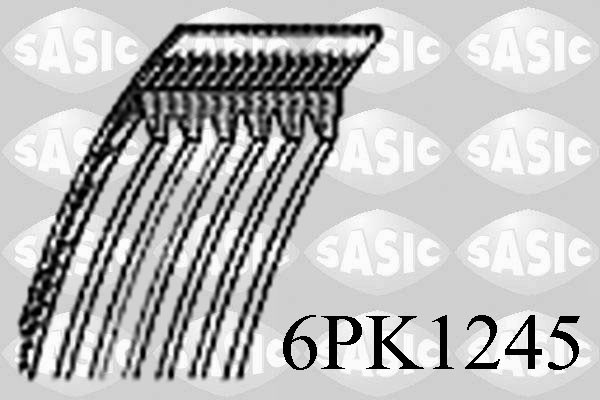 Keilrippenriemen SASIC 6PK1245