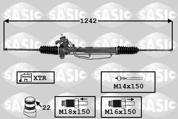 Lenkgetriebe SASIC 7006149