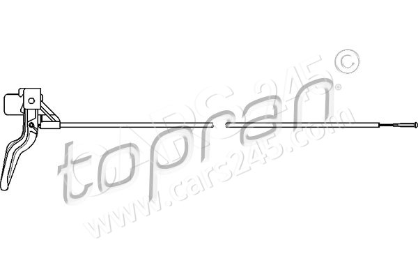 Motorhaubenzug TOPRAN 206218