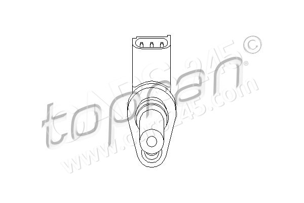 Sensor, Nockenwellenposition TOPRAN 302667