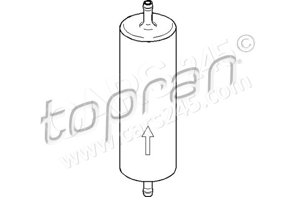 Kraftstofffilter TOPRAN 500738