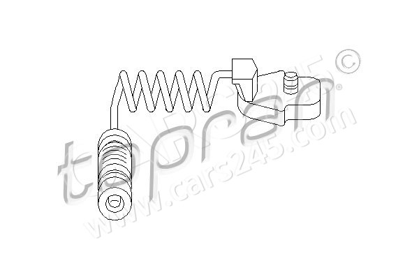 Sensor, Bremsbelagverschleiß TOPRAN 400984