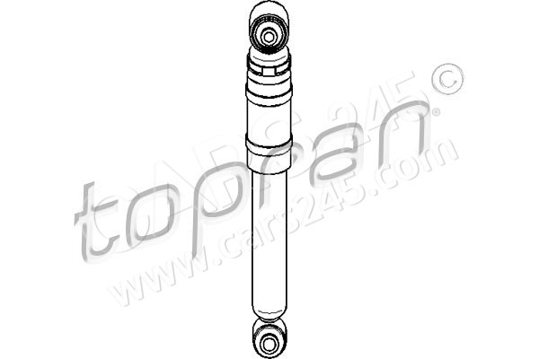 Stoßdämpfer TOPRAN 206060