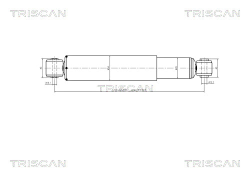 Stoßdämpfer TRISCAN 870523201