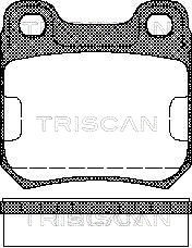Bremsbelagsatz, Scheibenbremse TRISCAN 811024865
