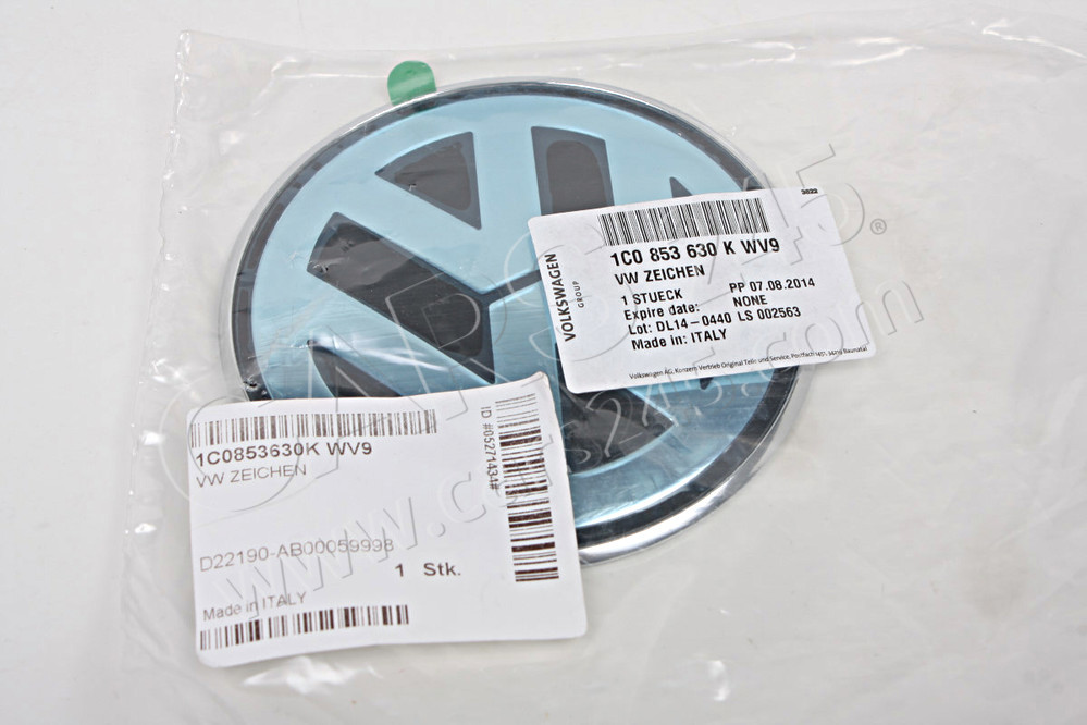 VW-Emblem AUDI / VOLKSWAGEN 1C0853630KWV9 3