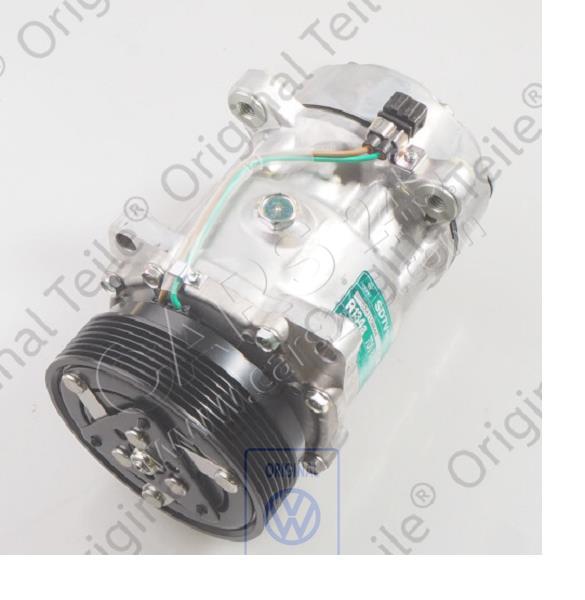 Klimakompressor mit Elektromagnetkupplung AUDI / VOLKSWAGEN 7D0820805E