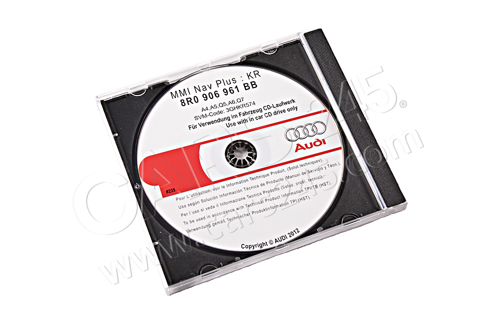 CD-Rom für Softwareanpassung AUDI / VOLKSWAGEN 8R0906961BB