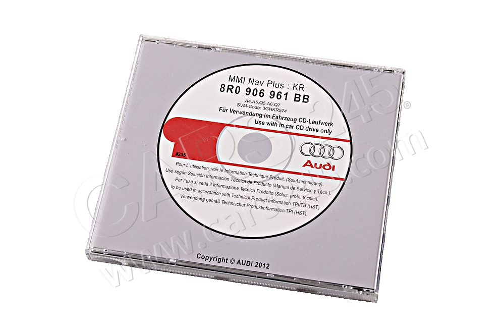 CD-Rom für Softwareanpassung AUDI / VOLKSWAGEN 8R0906961BB 2