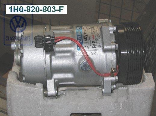Klimakompressor mit Elektromagnetkupplung AUDI / VOLKSWAGEN 1H0820803F