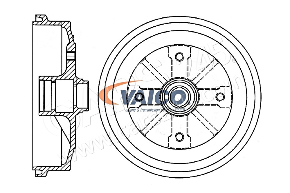 Bremstrommel VAICO V10-60006