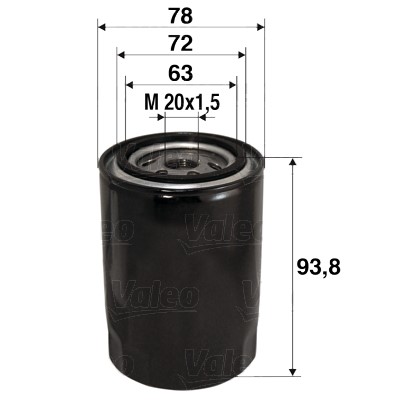 Ölfilter VALEO 586080