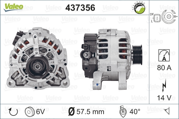 Generator VALEO 437356