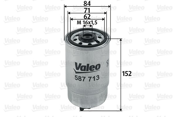 Kraftstofffilter VALEO 587713