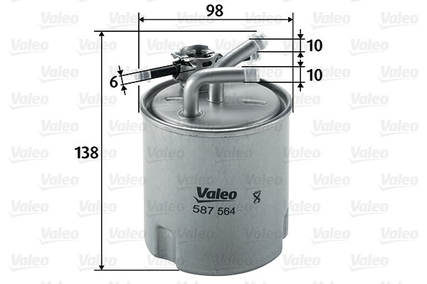 Kraftstofffilter VALEO 587564