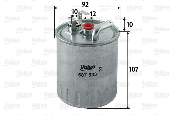 Kraftstofffilter VALEO 587533