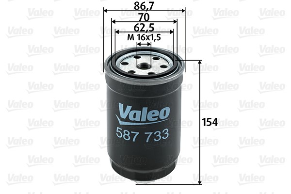 Kraftstofffilter VALEO 587733