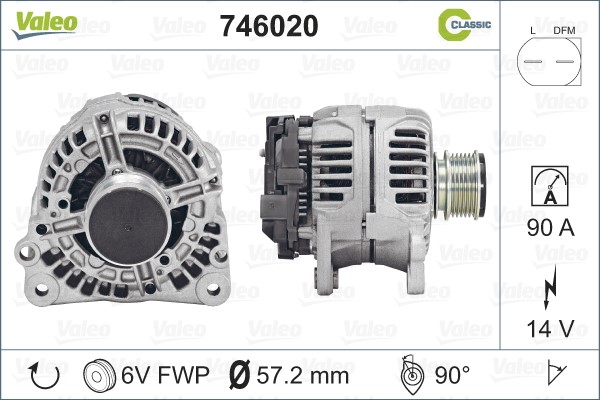 Generator VALEO 746020