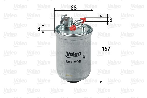 Kraftstofffilter VALEO 587506
