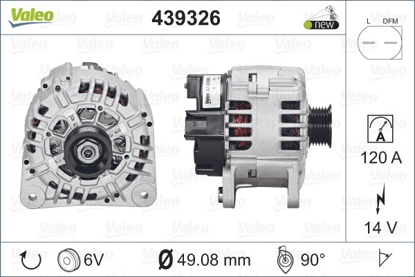 Generator VALEO 439326