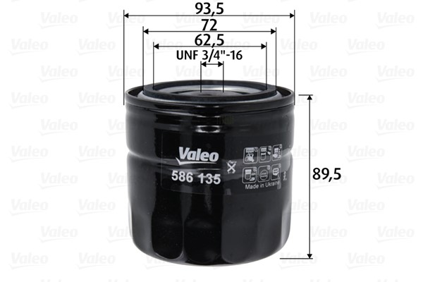 Ölfilter VALEO 586135