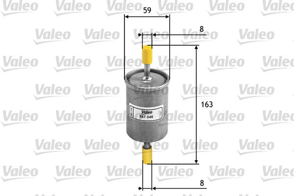 Kraftstofffilter VALEO 587046