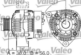 Generator VALEO 437489 6