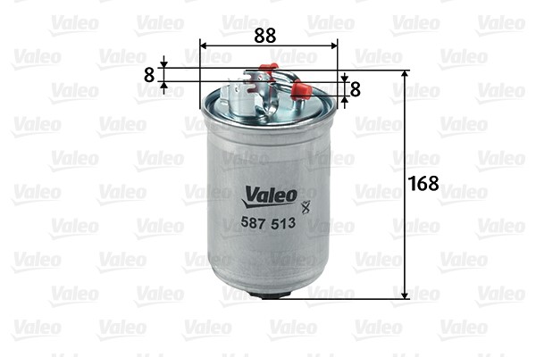 Kraftstofffilter VALEO 587513