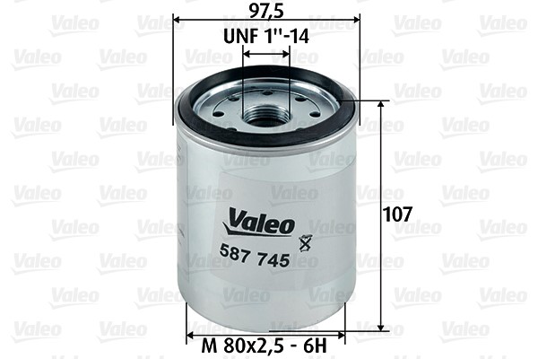 Kraftstofffilter VALEO 587745