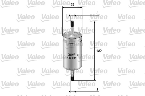 Kraftstofffilter VALEO 587027